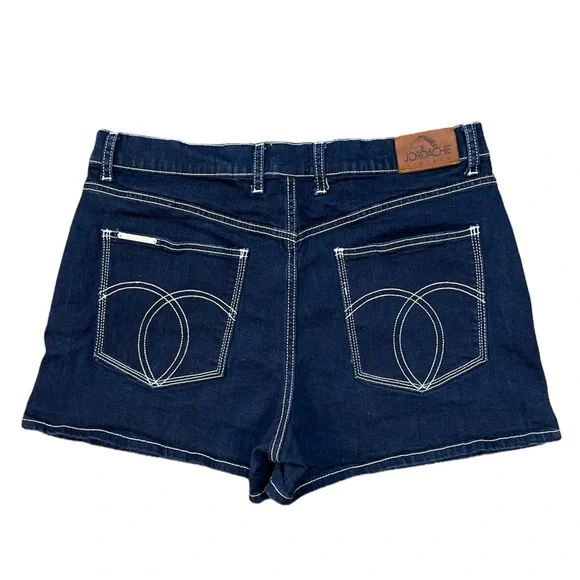JORDACHE Vintage Women’s Plus Size Denim Shorts Size 34 - Picture 2 of 10